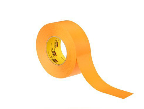 3M™ 2525橙色高性能平底胶带，24毫米 × 55米，9.5密耳，每箱36卷，散装