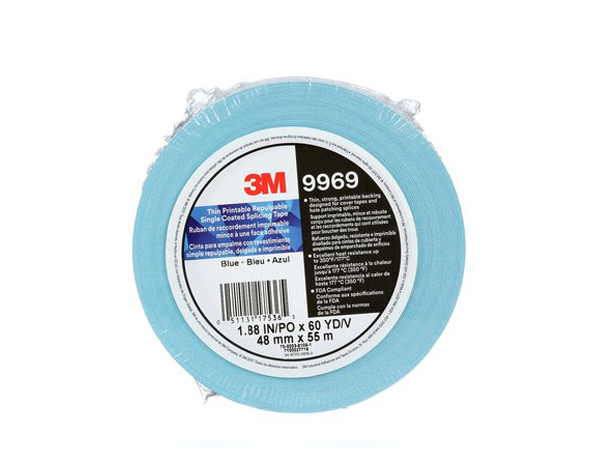 3M™ 水溶性胶带, 9969B, 蓝色, 48 mm x 55 m, 24个每箱